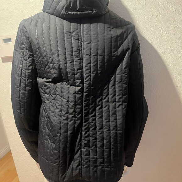 $188 MENS ALO FUTURE HOODED JACKET SIZE M MEDIUM BLACK - Picture 4 of 5